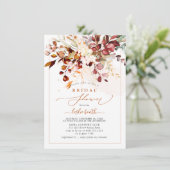 Invitation PixDezines Chute Rustique Gum Eucalyptus Chaîne nu (Debout devant)