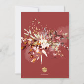 Invitation PixDezines Chute Rustique Gum Eucalyptus Chaîne nu (Dos)