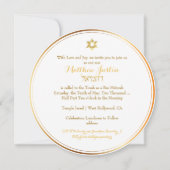 Invitation PixDezines Classic Bar Mitzvah/or (Dos)