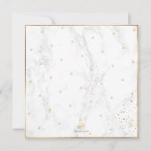 Invitation PixDezines Classy Marble Gold Confetti Bar Mitzvah (Dos)