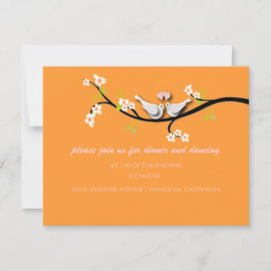 Invitation PixDezines colombes/inséparables/do-it-yourself co