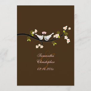 Invitation PixDezines colombes/inséparables/do-it-yourself co