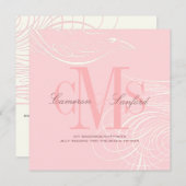 Invitation PixDezines colombes queue/do-it-yourself arrière - (Devant / Derrière)