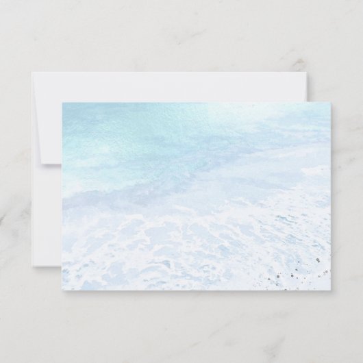 Invitation PixDezines Côte Bleue, Plage RSVP w Repas (Dos)