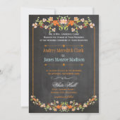 Invitation PixDezines couleur arrière - plan/florale/do-it-yo (Dos)