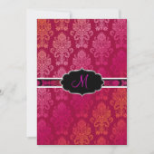 Invitation PixDezines couleur Damask/Berry, Berry/DO-IT-YOURS (Devant)