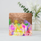 Invitation PixDezines COULEUR LONDRES EXÉCUTION/CUIVRE FAUX (Debout devant)