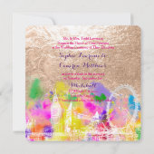 Invitation PixDezines COULEUR LONDRES EXÉCUTION/CUIVRE FAUX (Dos)
