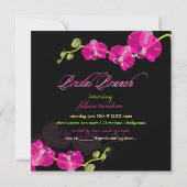 Invitation PixDezines couleur orchidée rose/brunch nuptial/do (Dos)