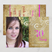 Invitation PixDezines couleurs/grades d'accentuation personna (Devant / Derrière)