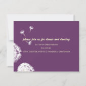 Invitation PixDezines Dandelions, do-it-yourself couleurs arr (Devant)