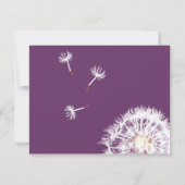 Invitation PixDezines Dandelions, do-it-yourself couleurs arr (Dos)