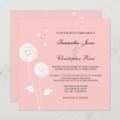 Invitation PixDezines Dandelions, do-it-yourself couleurs arr (Devant / Derrière)