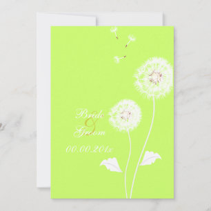 Invitation PixDezines Dandelions, do-it-yourself couleurs arr