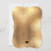 Invitation PixDezines Dazzled Or/50e anniversaire de mariage (Dos)