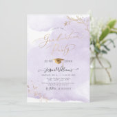 Invitation PixDezines Delicate Gold Foliage (Debout devant)