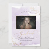 Invitation PixDezines Delicate Gold Foliage (Dos)