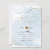 Invitation PixDezines Delicate Gold Foliage (Devant)