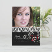 Invitation PixDezines DESIREE DAMASK/DIPLÔME DO-IT-YOURSELF (Debout devant)