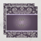 Invitation PixDezines DESIREE DAMASK/DO-IT-YOURSELF arrière - (Devant / Derrière)