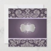Invitation PixDezines DESIREE DAMASK/DO-IT-YOURSELF arrière - (Devant)