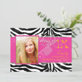 Invitation PixDezines diplômés 2012, impression zèbre/couleur (Debout devant)