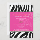 Invitation PixDezines diplômés 2012, impression zèbre/couleur (Dos)