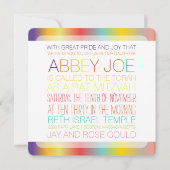 Invitation PixDezines DIYcouleurs/typographie/bat mitzvah (Dos)