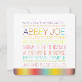 Invitation PixDezines DIYcouleurs/typographie/bat mitzvah (Dos)
