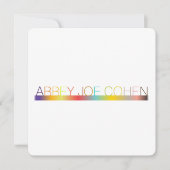 Invitation PixDezines DIYcouleurs/typographie/bat mitzvah (Devant)