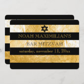 Invitation PixDezines do-it-yourself bande de couleur/fausse (Devant / Derrière)