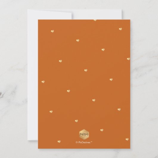Invitation PixDezines do-it-yourself couleur Arch Frame Terra (Dos)