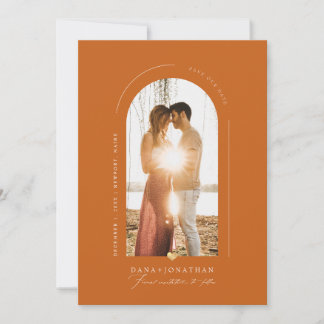 Invitation PixDezines do-it-yourself couleur Arch Frame Terra