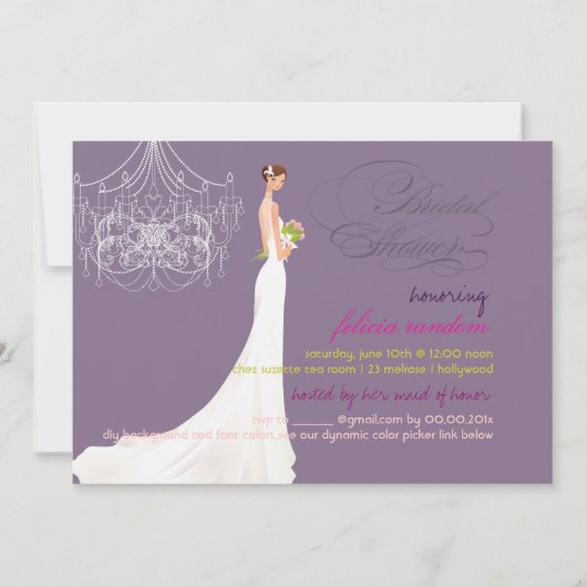 Invitation PixDezines DO-IT-YOURSELF couleur+événements/douch (Dos)