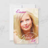 Invitation PixDezines DO-IT-YOURSELF couleur/Graduation/Cadre (Devant)