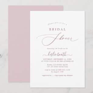 Invitation PixDezines do-it-yourself couleurs Dusty Rose Fête