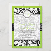 Invitation PixDezines do-it-yourself damas couleur/pavo (Dos)