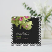 Invitation PixDezines do-it-yourself verdure orchidée+olivia  (Debout devant)