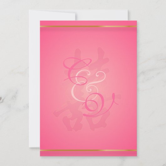Invitation PixDezines double bonheur, Mariage chinois (Devant)