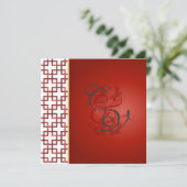 Invitation PixDezines double bonheur, Mariage chinois (Debout devant)