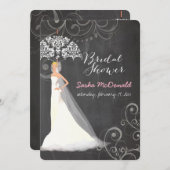 Invitation PixDezines douche/tableau de bord/parapluie (Devant / Derrière)