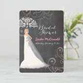 Invitation PixDezines douche/tableau de bord/parapluie (Debout devant)