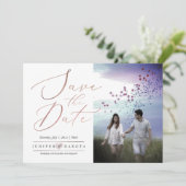 Invitation PixDezines Elegant Rose Gold (Debout devant)