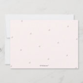 Invitation PixDezines Elegant Rose Gold (Dos)