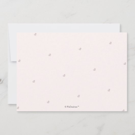 Invitation PixDezines Elegant Rose Gold (Dos)