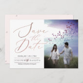 Invitation PixDezines Elegant Rose Gold (Devant / Derrière)