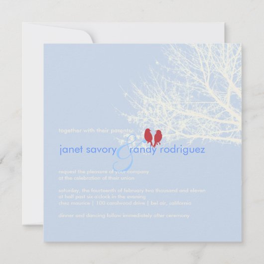 Invitation PixDezines, enneigement/hiver/do-it-yourself coule (Dos)