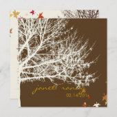 Invitation PixDezines, enneigement/hiver/do-it-yourself coule (Devant / Derrière)