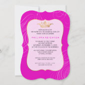 Invitation PixDezines Faux Gold Couronne/Doves/do-it-yourself (Dos)