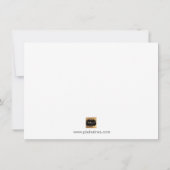 Invitation PixDezines Faux Gold Serez-Vous Ma Femme D'Accueil (Dos)